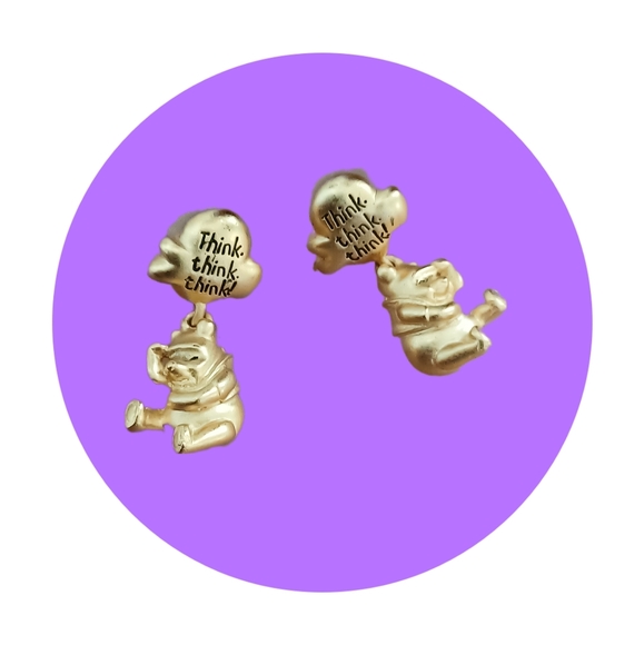 Disney Jewelry - Think POOH earrings